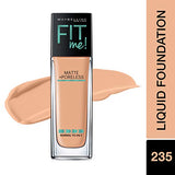 Maybelline New York Fit Me Matte+Poreless Liquid Foundation (With Pump), 235 Pure Beige, 30ml