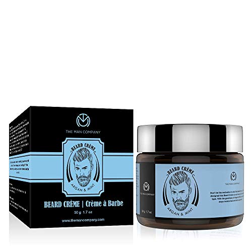 The Man Company Beard Softening Cream with Argan & Mint | Best Softener & Moisturiser for Daily use | (50 g)
