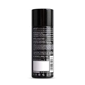 Ustraa Deodorant For Men, Black, 150Ml