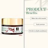 Good Vibes Rosehip Moisture-Rich Face Cream, 100 g Skin Moisturizing Hydrating Light Weight Formula, Soothes & Exfoliates Skin, Natural, No Parabens & Sulphates, No Animal Testing