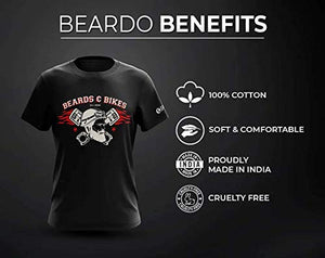 BEARDO Beards and Bikes T-Shirt (L) Black