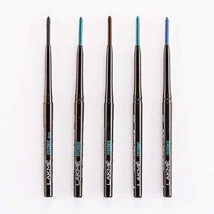 Lakme Eyeconic Kajal, Regal Green Colour, Matte Kohl Liner in a Twist Up Pencil - Waterproof, Smudge Proof & Long Lasting Eye Makeup, 0.35 g