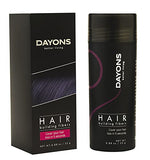 Dayons Hair Fiber 25gm Black, Hair Volume Powder & Building Fiber , Instant Volume for Thin Hair, Fiber Hair Powder for Men and Women