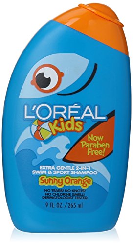 L'Oreal Paris Kids 2-in-1 Extra Gentle Swim & Sport Shampoo Splash of Sunny Orange 9-Fluid Ounce