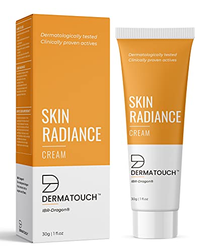DERMATOUCH Skin Radiance Cream For Glowing Skin || Protects Against Skin Damage || Reduces Pigmentation, Dark Spots, Age Spots || Provides Deep Nourishment || Suitable For All Skin Types - 30G