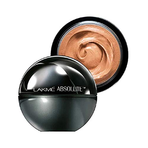 Lakme Absolute Skin Natural Mousse Beige Honey 05, SPF 8 Natural Finish Matte Cream Foundation -Long Lasting Weightless Full Coverage Face Makeup, 25g