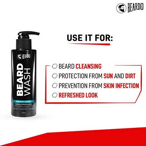 Beardo Beard Wash, 100 ml (The Irish Royale) | Made in India