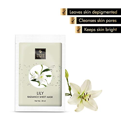 Good Vibes Floral Sheet Mask Combo (Chamomile + Lavender + Lily + Calendula)