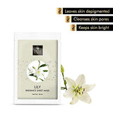 Good Vibes Floral Sheet Mask Combo (Chamomile + Lavender + Lily + Calendula)