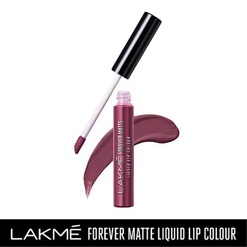 Lakmé Forever Matte Liquid Lip Colour, Mauve Ecstasy, 5.6 ml