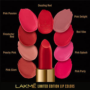 Lakmé Limited Edition Lip Color, Matte Finish - Peachy Pink, 4.5g