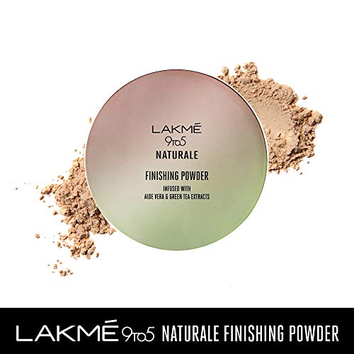 Lakme 9 to 5 Naturale Finishing Powder, Universal Shade, 8g