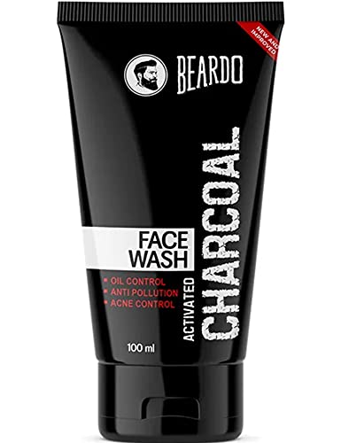 Beardo Charcoal and UltraGlow face wash for all skin type, helps Cleanses, refreshes and rejuvenate the skin (Pack of 2)