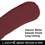 LAKMÉ Absolute Precision Lip Paint, Matte Finish - Whirling Brown, 3g
