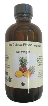 OliveNation Pina Colada Flavor Fountain - 4 ounces - Gluten-free, Sugar-free - Premium Quality Emulsion for Baking