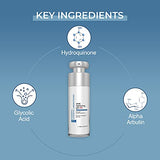 Fixderma Cosmetic Laboratories Fcl Aha Lightening Gel Hq, Fast Acting Skin Lightening Gel, Age Spot Serum, Treats Uneven Skin Tone, Freckles, Hyperpigmentation, Lighter Skin Tone, Night Serum, 30Ml