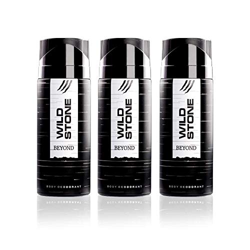 Wild Stone Beyond Body Deodorants for Men, 150ml each (Pack of 3)