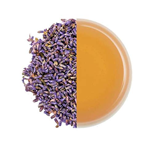BLUE TEA- Lavender Flowers from Kashmir (30 Cups - 30 Pyramid Tea Bags | For Tea, Baking, Crafts, Sachets, Baths, Aromatherapy, Oil Infusions, Tinctures