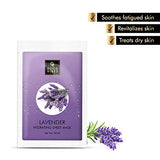 Good Vibes Floral Sheet Mask Combo (Chamomile + Lavender + Lily + Calendula)
