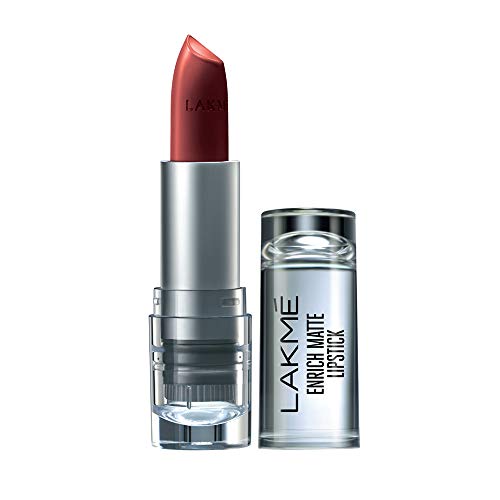 LAKMÉ Enrich Matte Lipstick, Matte Finish, Shade RM15, 4.7 g