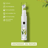 Good Vibes Seaweed & Green Tea Dark Circle Reducer Under Eye Gel, 15 ml Brightening Lightweight Gel Textured With Cooling Roll On Applicator | Vegan, No Parabens, Sulphates, Silicones, Animal Testing