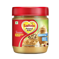 Saffola Peanut Butter with Jaggery | No Refined Sugar| Creamy| 24.3g Protein, 350g