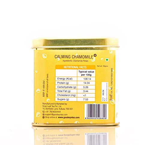 Goodwyn Chamomile Herbal Stress Relief Tea, 50 Grams