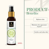 Good Vibes Face Glow Toner Combo (Set of 2) - Cucumber and Pomegranate, Suited for All Skin Types - Cruelty Free
