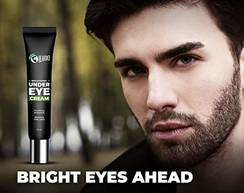 Beardo Naturals Brightening Under Eye Cream for Men | Reduce wrinkles fine lines and dark circles | Restores youthful glow | 98% Natural | 20ml