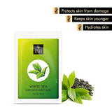 Good Vibes White Tea Enriching Sheet Mask (Pack of 3) | Lightweight Hydrating Moisturizing Softening Face Serum Sheet Mask For All Skin Types | No Animal Testing