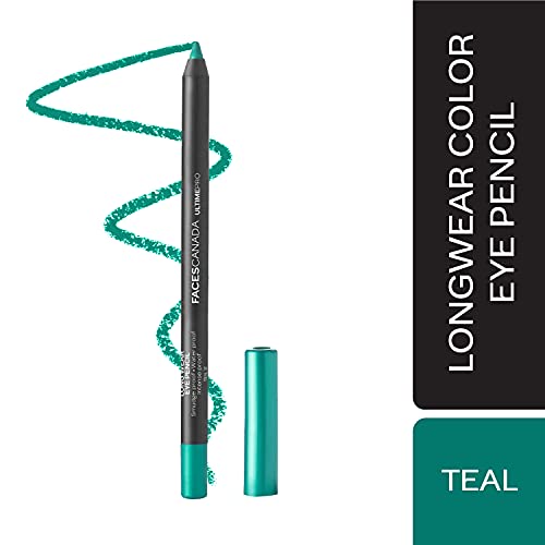 Faces Canada Longwear Eye Pencil Teal 12 1.2 g (Green)