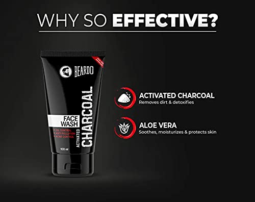 Beardo Ultraglow Facewash & Activated Charcoal Facewash Combo (Pack of 2)