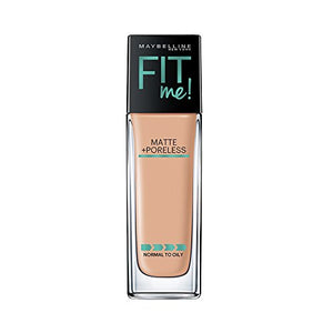 Maybelline New York Fit Me Matte+Poreless Liquid Foundation (With Pump), 220 Natural Beige, 30ml