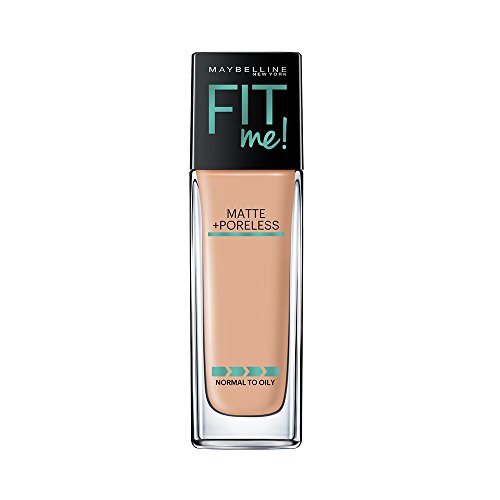 Maybelline New York Fit Me Matte+Poreless Liquid Foundation (With Pump), 220 Natural Beige, 30ml