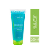 Bioderma Sebium Moussant Purifying Cleansing Foaming Gel Combination to Oily Skin (Tube), Blue, 200 ml