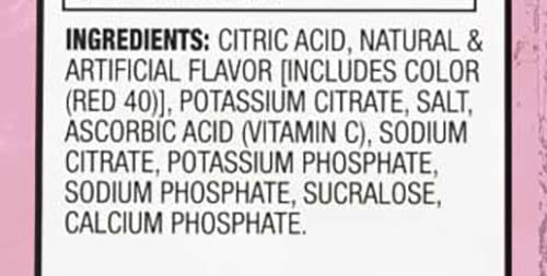 Sqwincher Zero Qwik Stik Sugar Free, Strawberry Lemonade, .11 0z (Pack of 50)