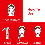 Good Vibes Rosehip Skin Clearing Foaming Face Wash With Deep Cleansing Brush, 150 ml | Rejuvenating Moisturizing Face Cleanser For All Skin Types | No Parabens, Sulphates & Mineral Oil