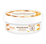 VLCC Almond & Honey Body Butter (200gm), White