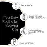 Minimalist Pure Rosehip Oil with Vitamin C Face Serum for Glowing Skin | Facial Oil For Men & Women | 30 ml