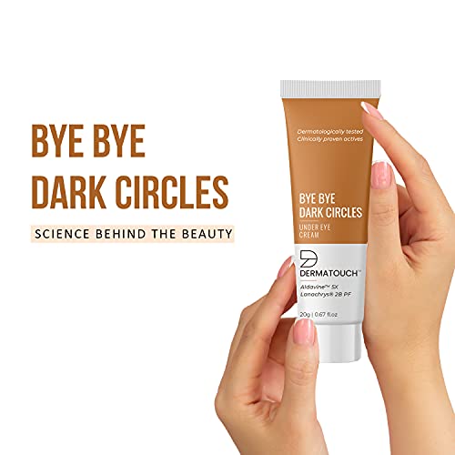 DERMATOUCH Under Eye Cream for Dark Circle || Reduces Eye Puffiness, Eye Bags || Improves Firmness under the Eye Skin || || Dark Circle Remover Cream for Women & Men - 20G