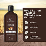 The Man Company Body Lotion For Extra Dry Skin | Shea Butter & Oats | 24 Hours Moisturising | Absorbs Quickly | Rejuvenates & Uplifts | SLS & Paraben-Free - 200ml