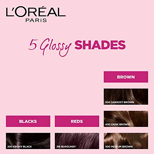 L'Oreal Paris Casting Crème Gloss Hair Colour - Small Pack, 500 Medium Brown, 45g