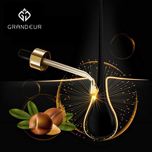 Grandeur 100% Pure And Natural Moroccan Argan Oil 30ml, for Dry and Coarse Hair & Skin care 30mL