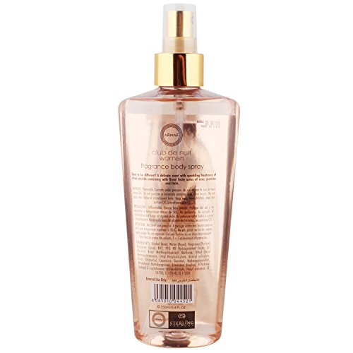 ARMAF Club De Nuit Women's Fragrance Body Spray, Pink, Floral Frooti, Rose & Jasmine, 250 ml