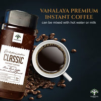 Vanalaya Premium Classic Instant Coffee Black Coffee Powder With Rich Aroma & Taste For Weight Loss 50gm