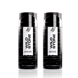 Wild Stone Beyond Long Lasting Deodorants for Men, Pack of 2 (150ml each)