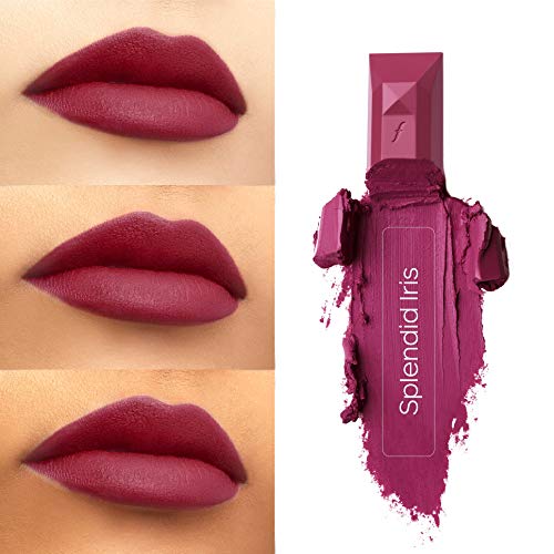 Faces Canada Ultime Pro Belle De Luxe Jewel Cut Matte Lipstick, Purple, Splendid Iris 20, 3.8 g