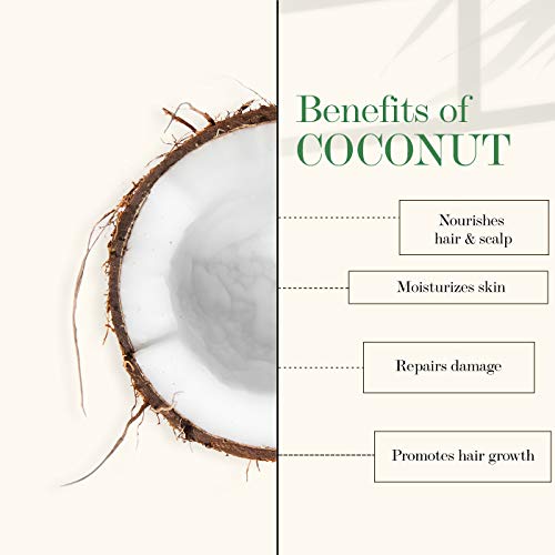 Good Vibes 100% Pure Coconut Cold Pressed Hair Oil, 200 ml, Carrier Oil For Hair Strengthening, Helps Reduce Breakage & Split Ends, Suited For All Hair Types, No Alcohol, Parabens & Sulphates