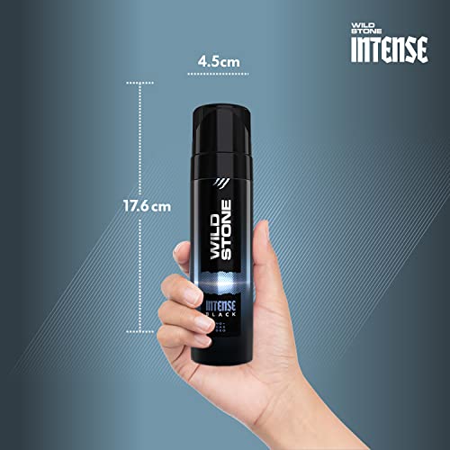 Wild Stone Intense Black No Gas Deodorants for Men Combo Pack of 2 (120ml each)