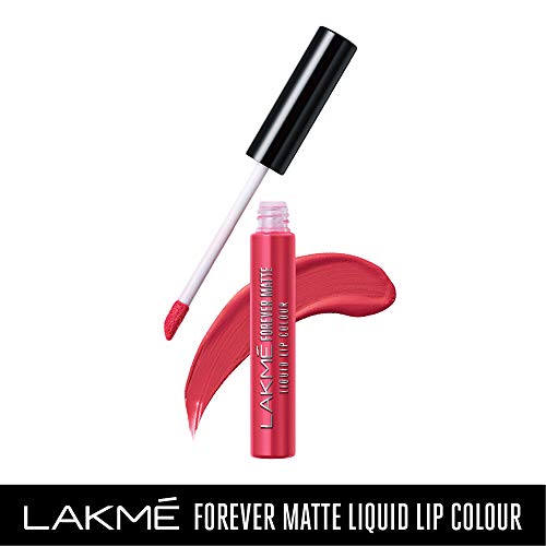 Lakmé Forever Matte Liquid Lip Colour, Coral Candy, 5.6 ml